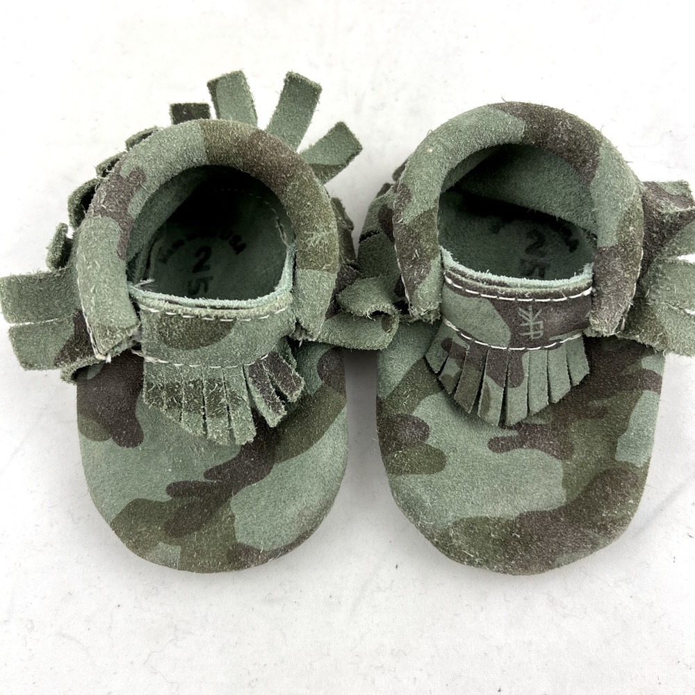 Freshly Picked Camo Soft Baby Moccasin
